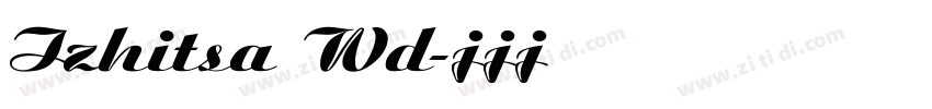 Izhitsa Wd字体转换